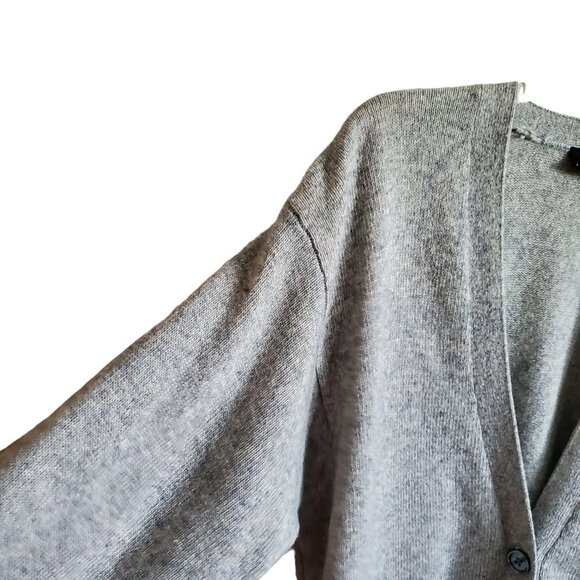 Liz Sport Lambs Wool Blend Grandpa Core Cardigan with Pockets - Picture 6 of 15